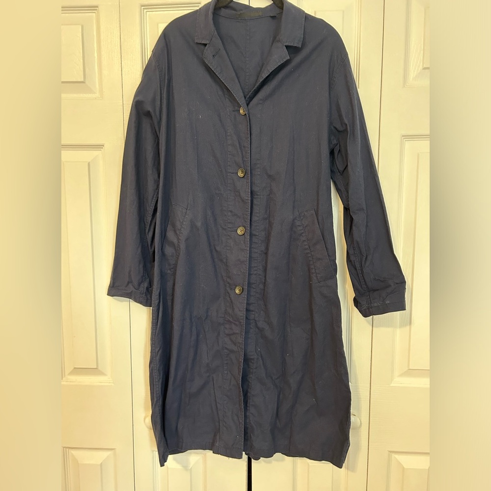 Uniqlo Linen Duster Jacket